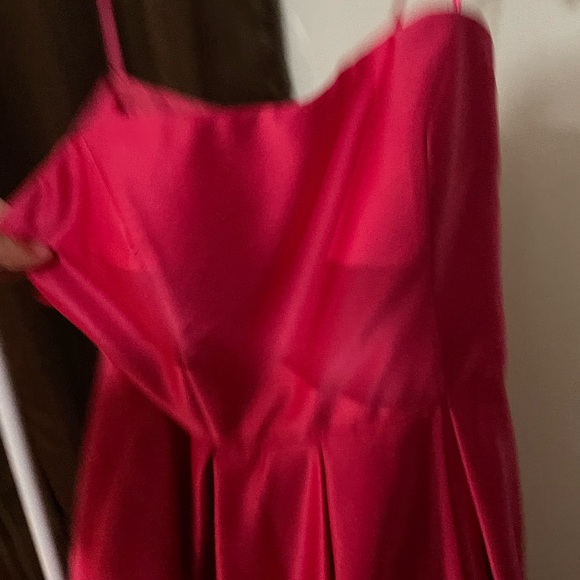 Off the Shoulder Pink Dress - Picture 6 of 7